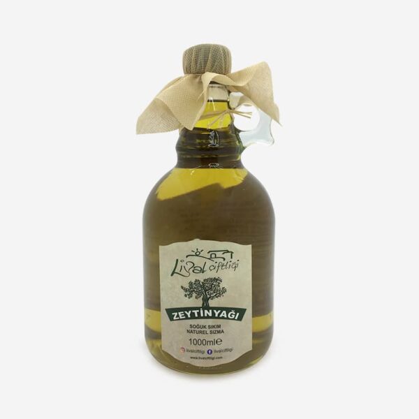 Lival Çiftliği Soğuk Sıkım Naturel Sızma Zeytinyağı 1000ml Lival Çiftliği Soğuk Sıkım Naturel Sızma Zeytinyağı