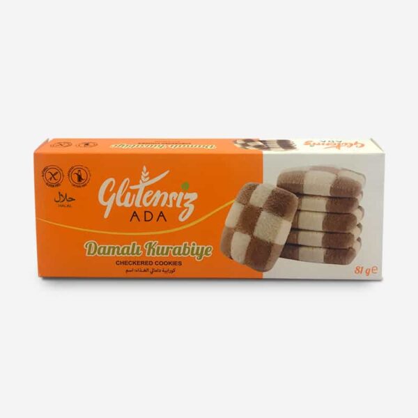 Glutensiz Ada Damalı Kurabiye