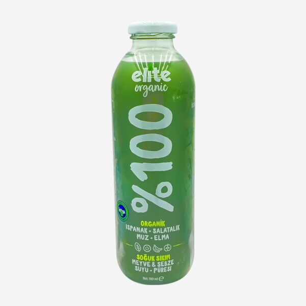 Elite Organik Ispanak + Salatalık + Muz + Elma Meyve Sebze Suyu 700 ml Elite Organik Ispanak + Salatalık + Muz + Elma Meyve Sebze Suyu 700 ml