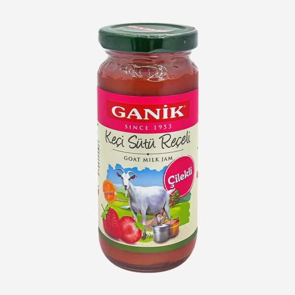 Ganik Keçi Sütü Reçeli Çilekli 270 g
