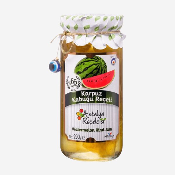 Antalya Reçelcisi Karpuz Kabuğu Reçeli 290g Antalya Reçelcisi Karpuz Kabuğu Reçeli 290g